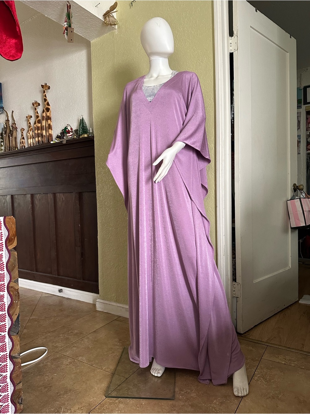 Lavender Women’s Kaftan Cape Jacket